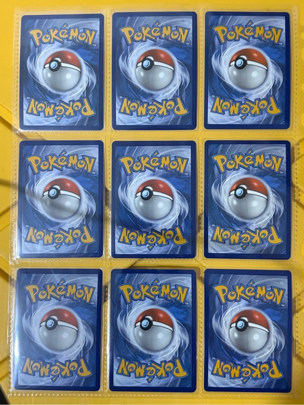 Pokemon binder page